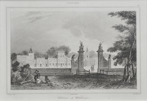 Vue du palais de Wilanów, 1840