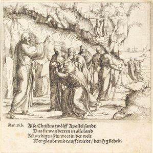 Le Christ Charge les Apôtres de leur Mission - Augustin Hirschvogel