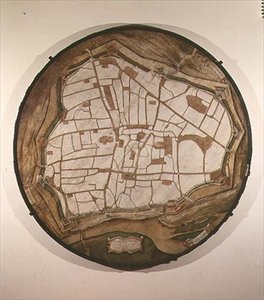 Carte circulaire de Vienne, 1547-49