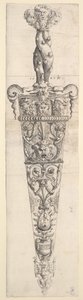 Conception pour une dague et un fourreau, 1543 - Augustin Hirschvogel