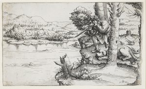 Chasse au canard avec des armes à feu, 1545