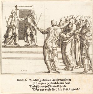 Ecce Homo, et les Juifs renient le Christ - Augustin Hirschvogel