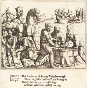Joseph vendu aux Ismaélites - Augustin Hirschvogel
