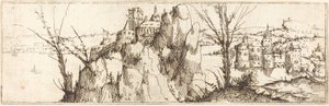 Paysage avec un lac - Augustin Hirschvogel
