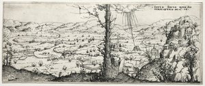 Paysage avec la conversion de Saulus, 1545 - Augustin Hirschvogel