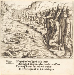 Moïse fermant la mer Rouge