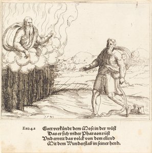 Moïse et le serpent - Augustin Hirschvogel