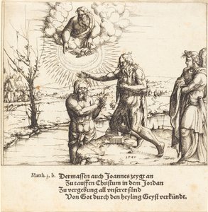 Le Baptême du Christ, 1547 - Augustin Hirschvogel