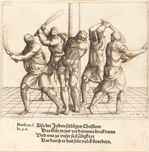 La Flagellation - Augustin Hirschvogel