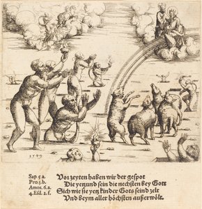 Le Jugement dernier, 1549 - Augustin Hirschvogel