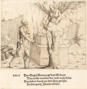 Le Sacrifice de Gédéon, 1549 - Augustin Hirschvogel