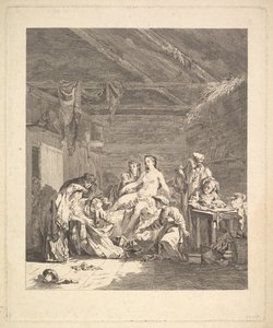 Après la nuit de noces, les draps doivent être montrés. De Voyage en Sibérie, 1767