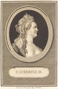 Catherine II - Augustin de Saint Aubin