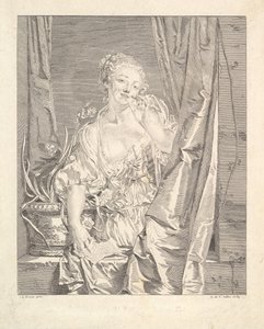 Le Baiser Envoyé - Augustin de Saint Aubin
