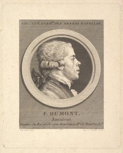 Portrait de François Dumont - Augustin de Saint Aubin