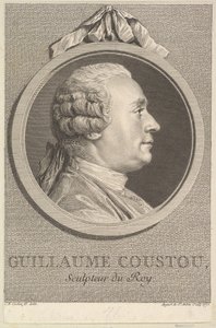 Portrait de Guillaume Coustou, 1770 - Augustin de Saint Aubin