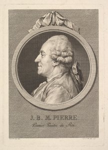 Portrait de Jean-Baptiste-Marie Pierre, 1775 - Augustin de Saint Aubin