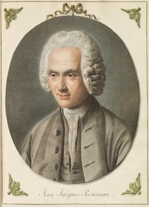 Portrait de Jean-Jacques Rousseau, vers 1775 - Augustin de Saint Aubin