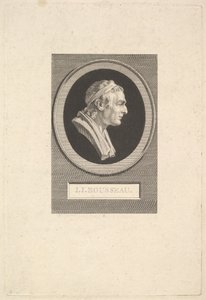 Portrait de Jean-Jacques Rousseau - Augustin de Saint Aubin