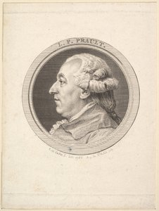 Portrait de L. F. Prault, 1787 - Augustin de Saint Aubin