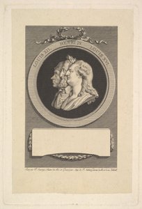 Portrait de Louis XVI, Henri IV et Louis XII, 1791 - Augustin de Saint Aubin