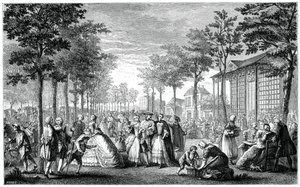 La Promenade, Paris - Augustin de Saint Aubin