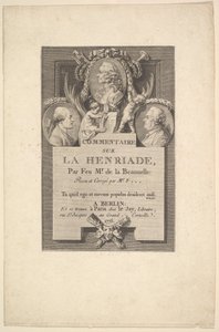 Voltaire, Fréron et la Beaumelle, 1775 - Augustin de Saint Aubin