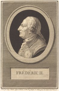 Frédéric II - Augustin de Saint Aubin after Barthelemy Blaise