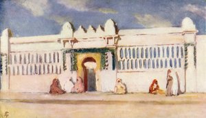 La Medersa, Alger (lithographie couleur) - Augustine Fitzgerald
