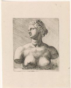 Buste de Vénus de Médicis, vers la gauche