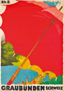 Affiche publicitaire pour les Grisons, Suisse - Augusto Giacometti