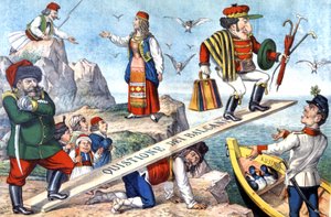 La question des Balkans, vers 1900 - Augusto Grossi
