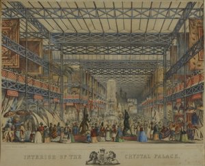 Intérieur du Crystal Palace - Augustus Butler
