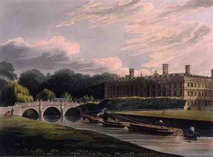 Extérieur du Clare Hall, Cambridge, de 