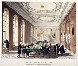 Collège des médecins, Londres, 1808