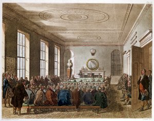 Réunion de la Société Agricole, Londres - Augustus Charles Pugin, Thomas Rowlandson