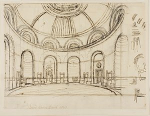 Salle ronde de la banque