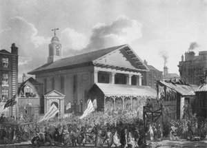 Église Saint-Paul, marché de Covent Garden, pendant l
