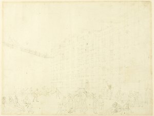 Étude pour la prison de Fleet, tirée de Microcosm of London