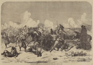 Engagement entre les Maures et les Espagnols près de Ceuta - Augustus J. Beck