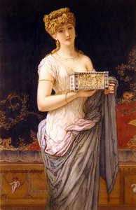 Fille pompéienne - Augustus Jules Bouvier