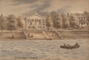 Baie intérieure, Staten Island, New York, vers 1872