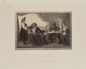 Première rencontre de Pierre le Grand avec Catherine, 1858