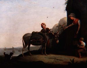 Marchandage pour la volaille - Augustus Wall Callcott