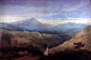 Vallée de la rivière Mawddach : Cader Idris au loin