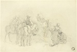 Voyageurs au repos - Augustus Wall Callcott
