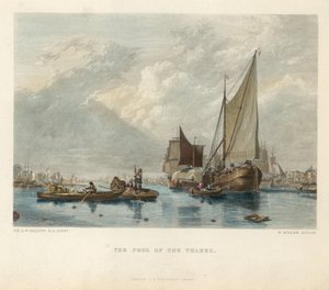 Le bassin de la Tamise - Augustus Wall Callcott