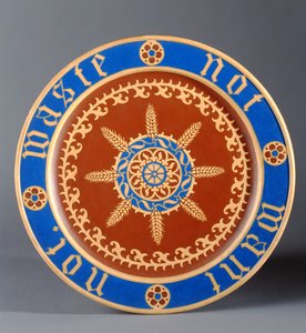Assiette à pain, fabriquée par Minton and Company, c.1849 - Augustus Welby Northmore Pugin