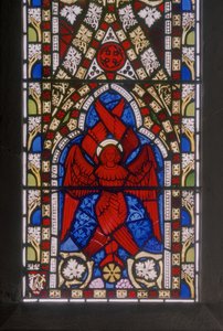 Christ avec Séraphins (détail) - Augustus Welby Northmore Pugin