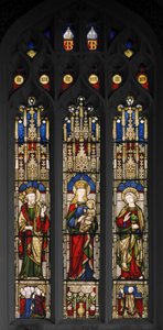Édouard le Confesseur, Vierge et Enfant, et Saint Jean l